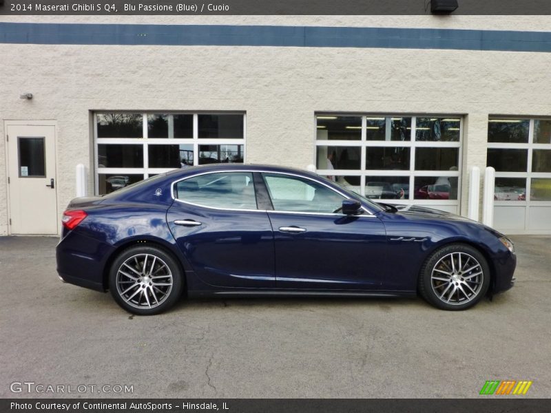 Blu Passione (Blue) / Cuoio 2014 Maserati Ghibli S Q4