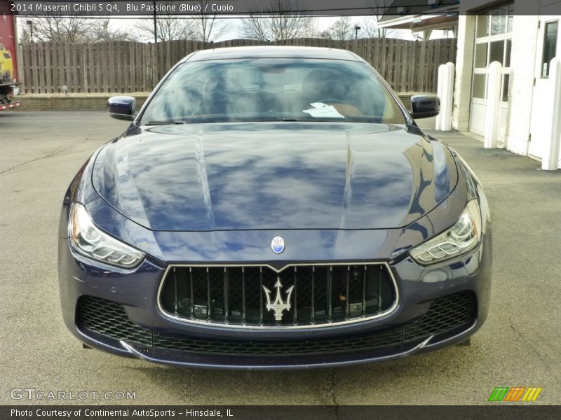 Blu Passione (Blue) / Cuoio 2014 Maserati Ghibli S Q4