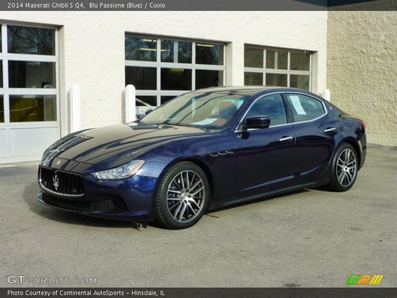 Blu Passione (Blue) / Cuoio 2014 Maserati Ghibli S Q4
