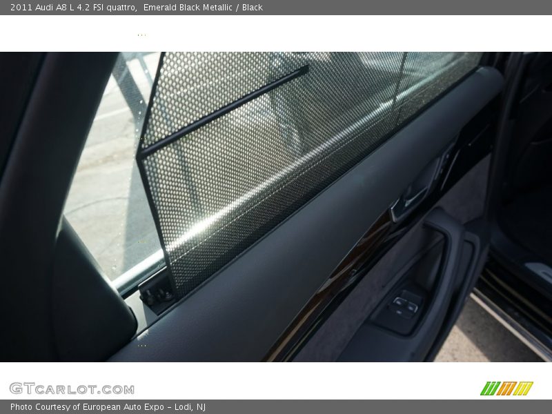 Emerald Black Metallic / Black 2011 Audi A8 L 4.2 FSI quattro