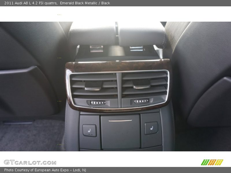 Emerald Black Metallic / Black 2011 Audi A8 L 4.2 FSI quattro