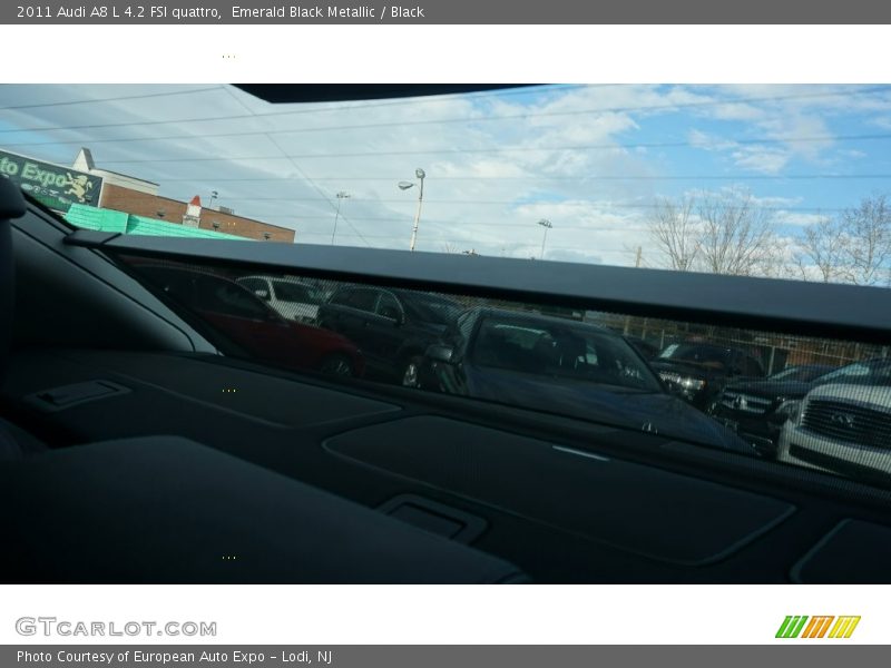 Emerald Black Metallic / Black 2011 Audi A8 L 4.2 FSI quattro