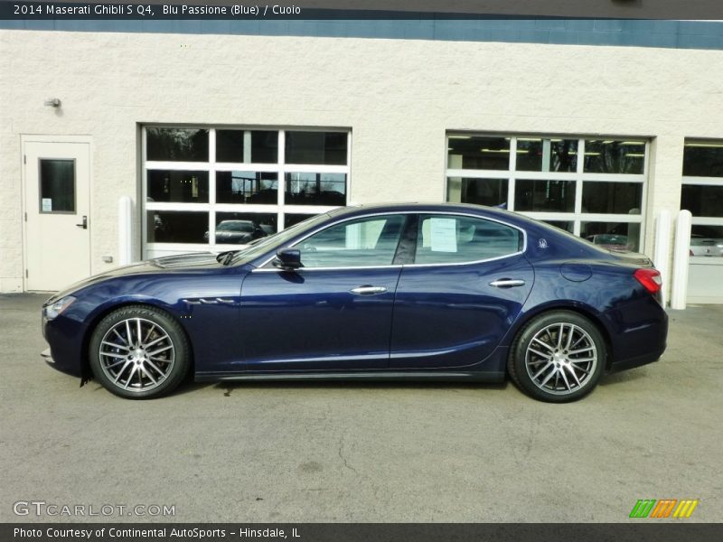 Blu Passione (Blue) / Cuoio 2014 Maserati Ghibli S Q4
