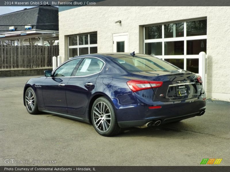 Blu Passione (Blue) / Cuoio 2014 Maserati Ghibli S Q4