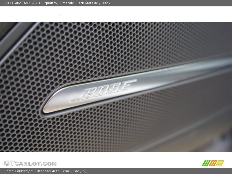 Emerald Black Metallic / Black 2011 Audi A8 L 4.2 FSI quattro