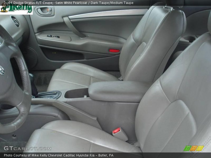Satin White Pearlcoat / Dark Taupe/Medium Taupe 2004 Dodge Stratus R/T Coupe