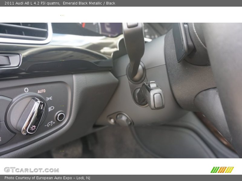 Emerald Black Metallic / Black 2011 Audi A8 L 4.2 FSI quattro
