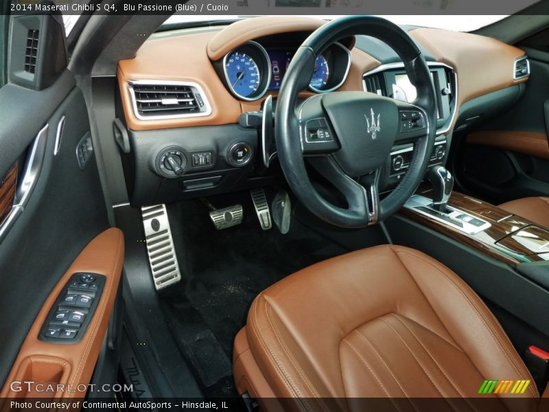 Blu Passione (Blue) / Cuoio 2014 Maserati Ghibli S Q4