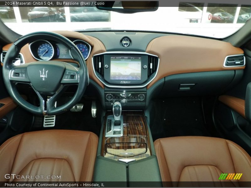 Blu Passione (Blue) / Cuoio 2014 Maserati Ghibli S Q4