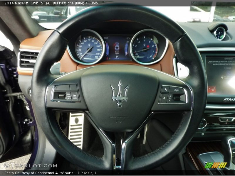 Blu Passione (Blue) / Cuoio 2014 Maserati Ghibli S Q4