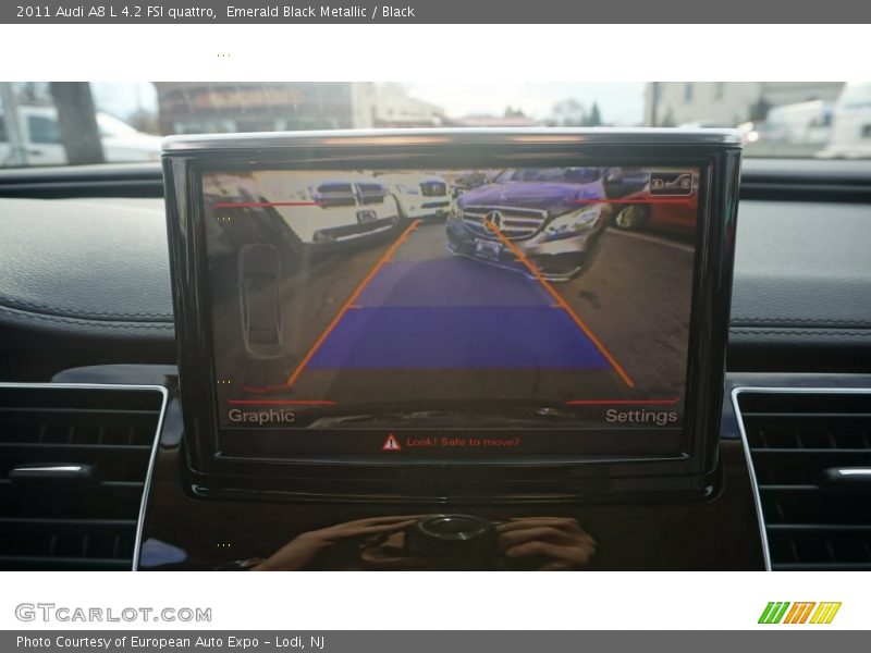 Emerald Black Metallic / Black 2011 Audi A8 L 4.2 FSI quattro