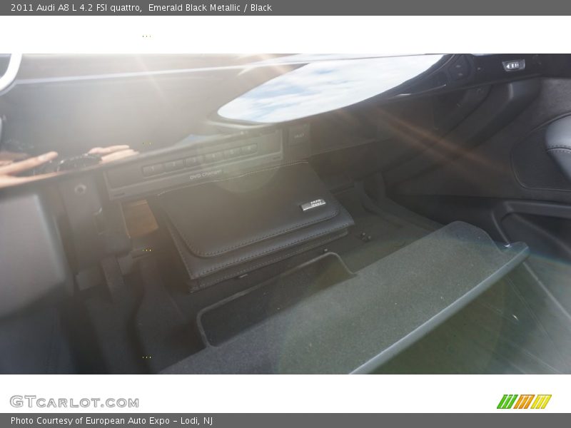 Emerald Black Metallic / Black 2011 Audi A8 L 4.2 FSI quattro