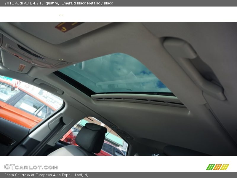 Emerald Black Metallic / Black 2011 Audi A8 L 4.2 FSI quattro