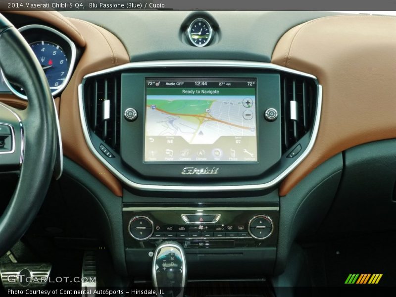 Blu Passione (Blue) / Cuoio 2014 Maserati Ghibli S Q4