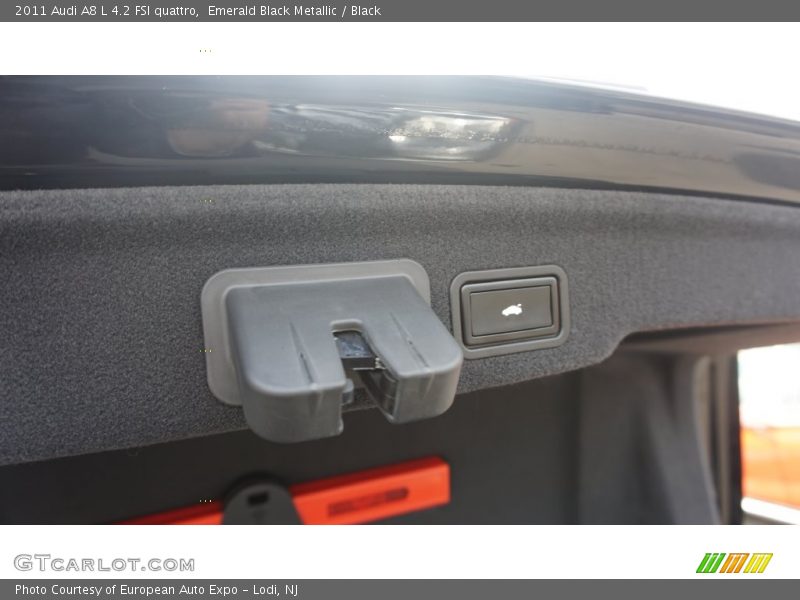 Emerald Black Metallic / Black 2011 Audi A8 L 4.2 FSI quattro