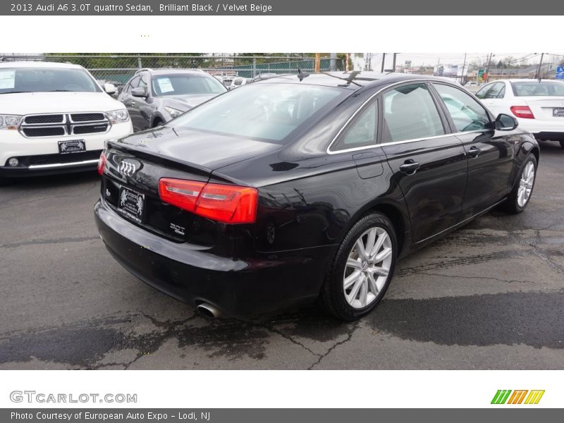 Brilliant Black / Velvet Beige 2013 Audi A6 3.0T quattro Sedan