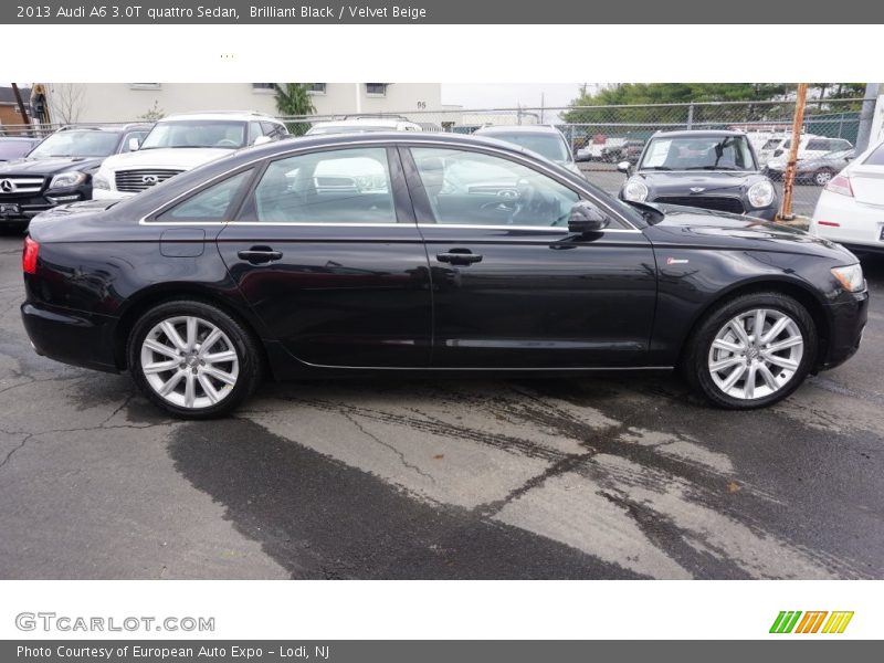 Brilliant Black / Velvet Beige 2013 Audi A6 3.0T quattro Sedan