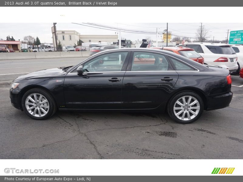 Brilliant Black / Velvet Beige 2013 Audi A6 3.0T quattro Sedan