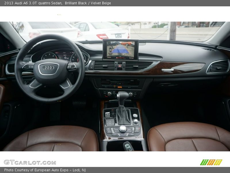 Brilliant Black / Velvet Beige 2013 Audi A6 3.0T quattro Sedan