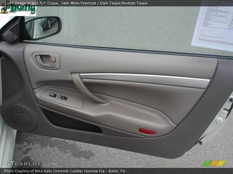 Satin White Pearlcoat / Dark Taupe/Medium Taupe 2004 Dodge Stratus R/T Coupe
