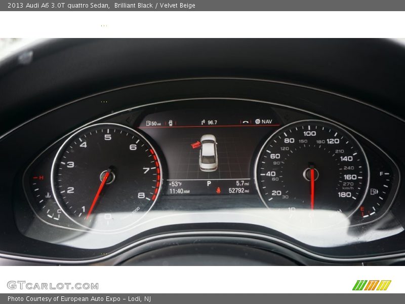 Brilliant Black / Velvet Beige 2013 Audi A6 3.0T quattro Sedan