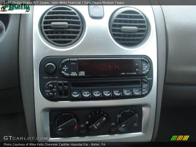 Satin White Pearlcoat / Dark Taupe/Medium Taupe 2004 Dodge Stratus R/T Coupe