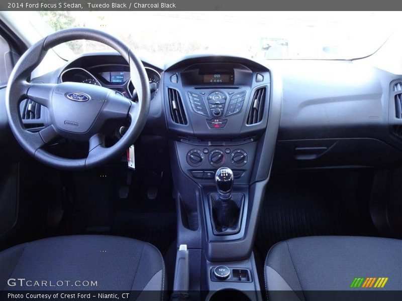 Tuxedo Black / Charcoal Black 2014 Ford Focus S Sedan