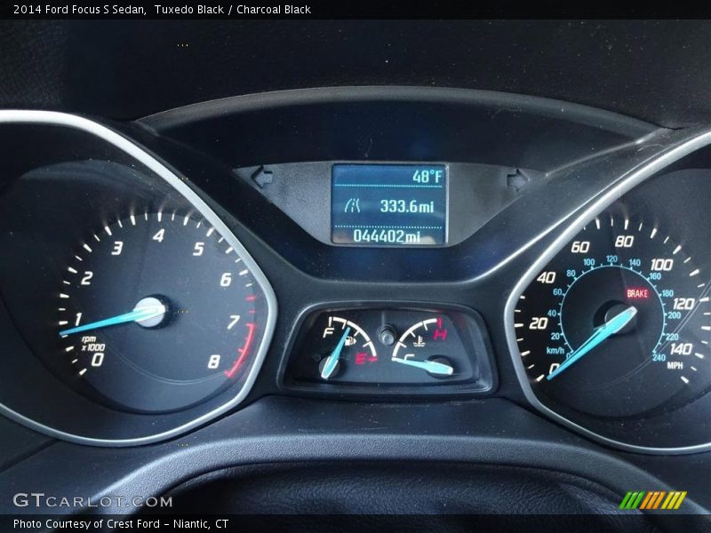 Tuxedo Black / Charcoal Black 2014 Ford Focus S Sedan