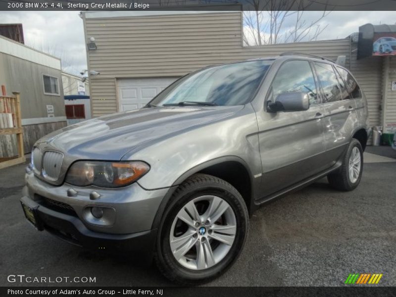 Sterling Grey Metallic / Beige 2006 BMW X5 4.4i