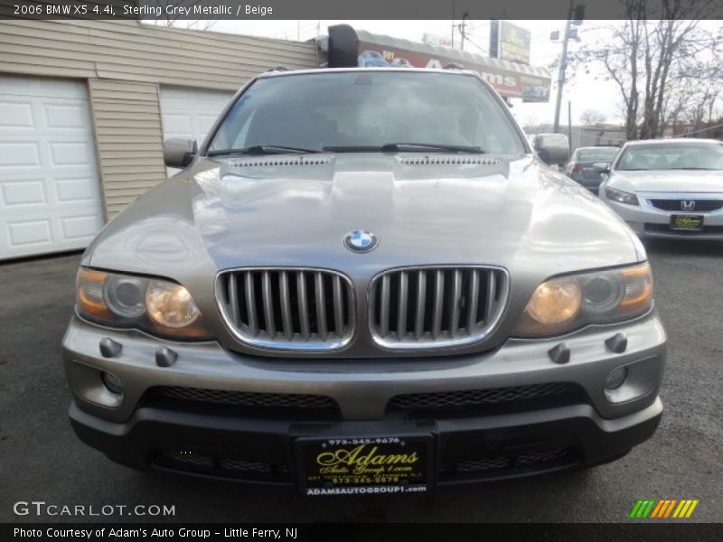 Sterling Grey Metallic / Beige 2006 BMW X5 4.4i