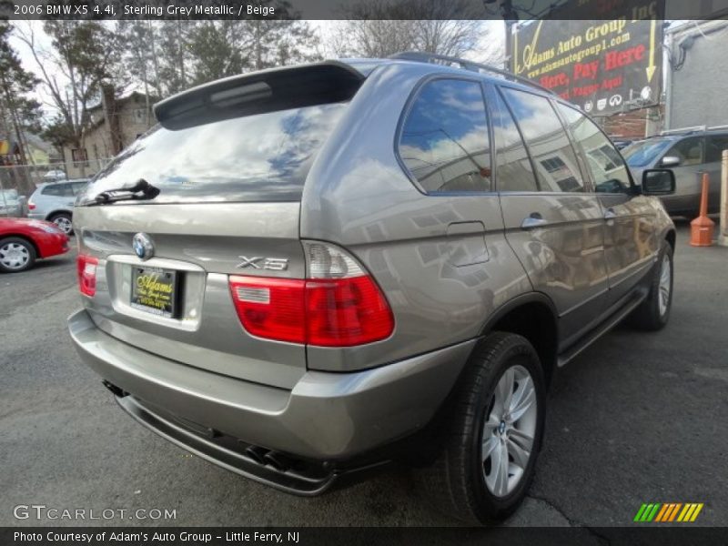 Sterling Grey Metallic / Beige 2006 BMW X5 4.4i