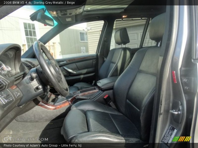 Sterling Grey Metallic / Beige 2006 BMW X5 4.4i