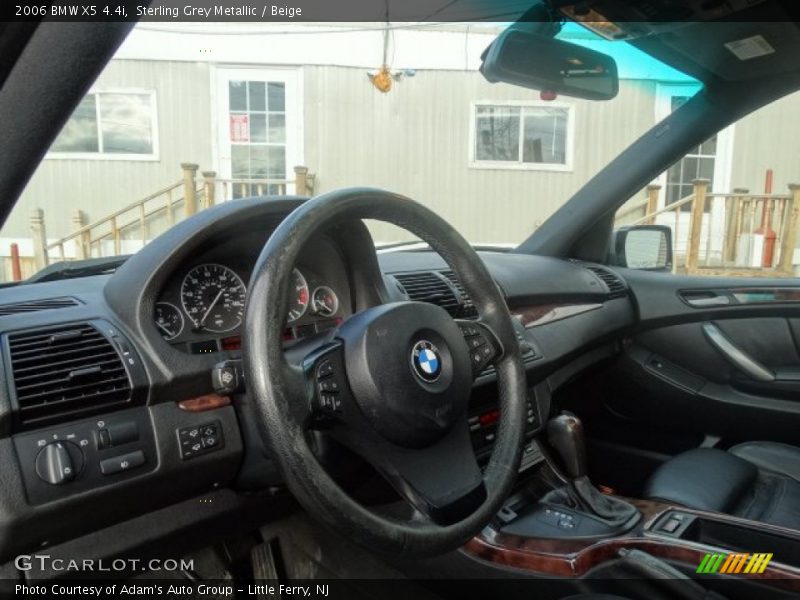 Sterling Grey Metallic / Beige 2006 BMW X5 4.4i