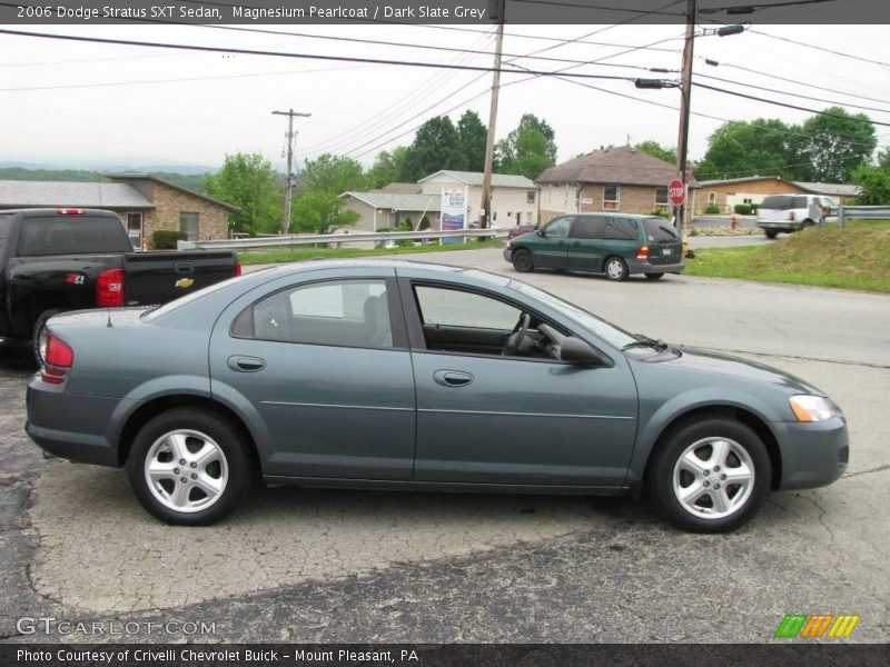 Magnesium Pearlcoat / Dark Slate Grey 2006 Dodge Stratus SXT Sedan