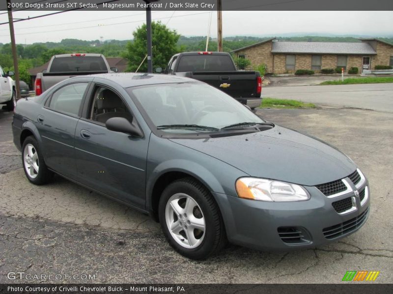 Magnesium Pearlcoat / Dark Slate Grey 2006 Dodge Stratus SXT Sedan