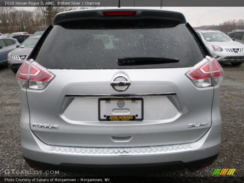Brilliant Silver / Charcoal 2016 Nissan Rogue SL AWD