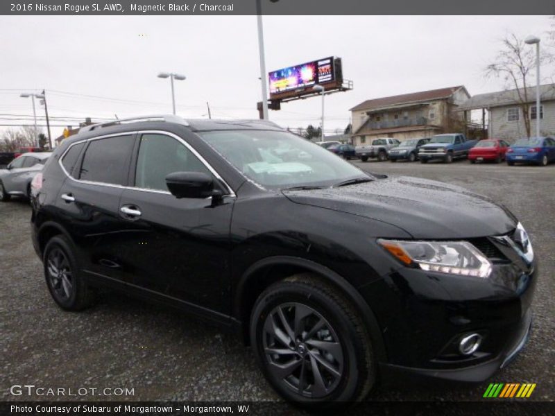 Magnetic Black / Charcoal 2016 Nissan Rogue SL AWD