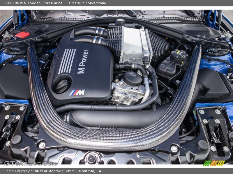  2016 M3 Sedan Engine - 3.0 Liter M DI TwinPower Turbocharged DOHC 24-Valve VVT Inline 6 Cylinder