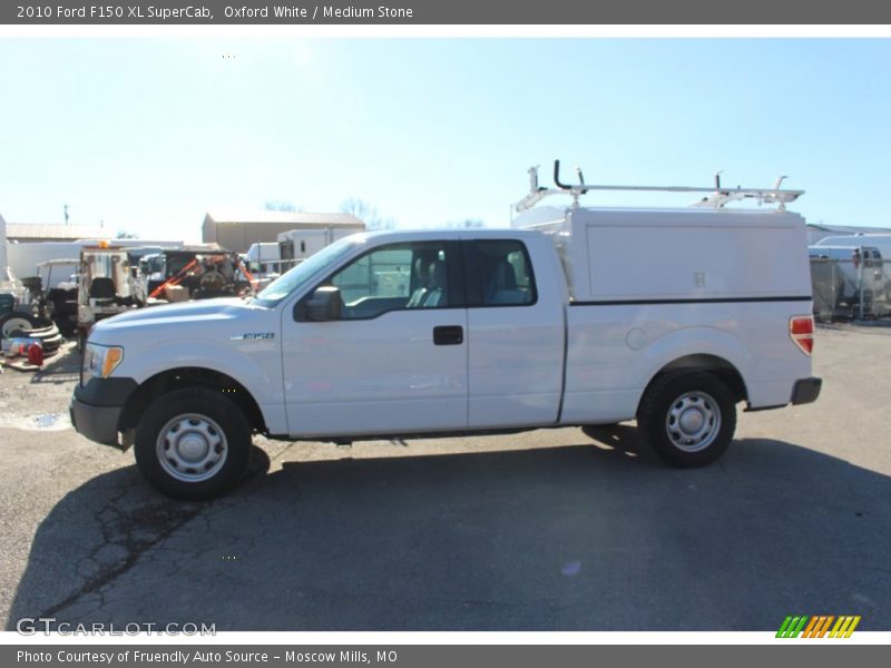 Oxford White / Medium Stone 2010 Ford F150 XL SuperCab