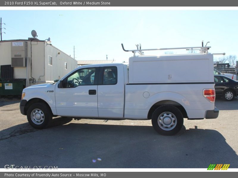 Oxford White / Medium Stone 2010 Ford F150 XL SuperCab