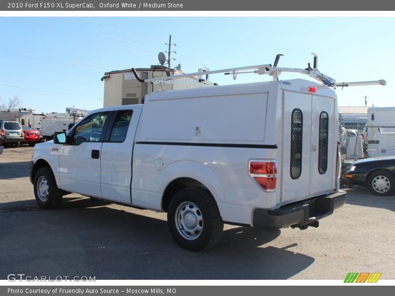 Oxford White / Medium Stone 2010 Ford F150 XL SuperCab