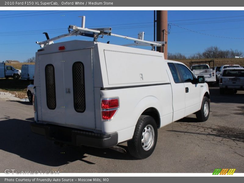 Oxford White / Medium Stone 2010 Ford F150 XL SuperCab