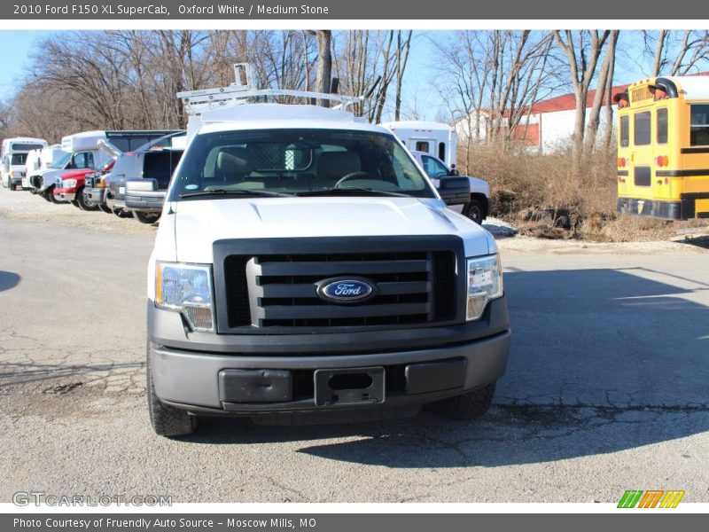 Oxford White / Medium Stone 2010 Ford F150 XL SuperCab