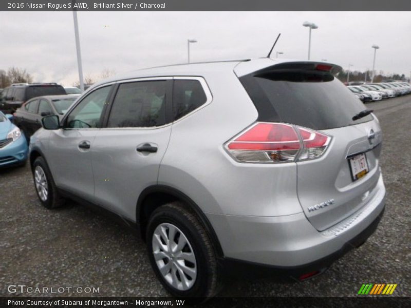 Brilliant Silver / Charcoal 2016 Nissan Rogue S AWD
