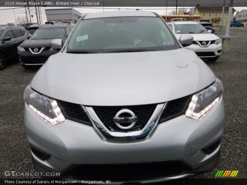 Brilliant Silver / Charcoal 2016 Nissan Rogue S AWD