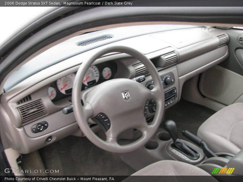 Magnesium Pearlcoat / Dark Slate Grey 2006 Dodge Stratus SXT Sedan