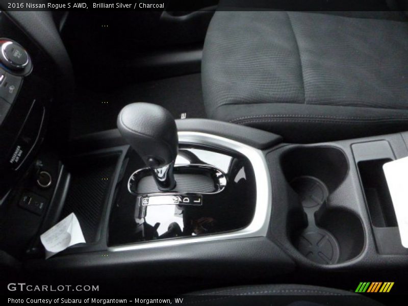 Brilliant Silver / Charcoal 2016 Nissan Rogue S AWD