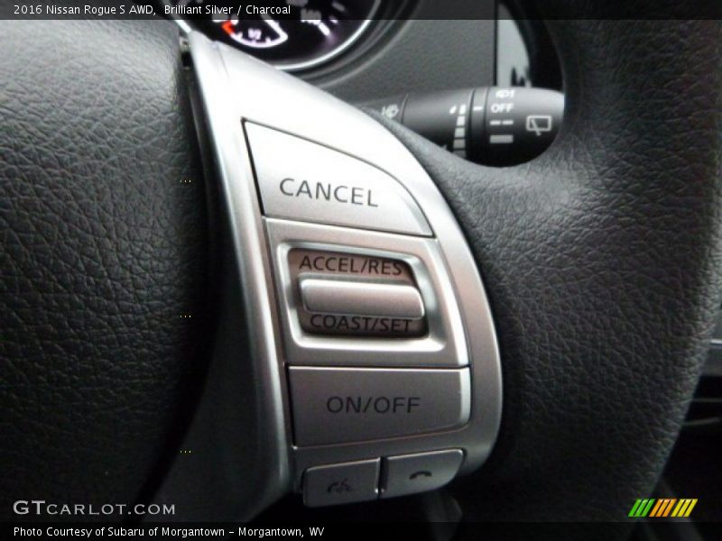 Brilliant Silver / Charcoal 2016 Nissan Rogue S AWD
