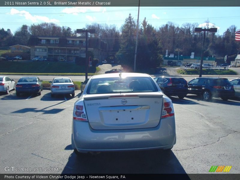 Brilliant Silver Metallic / Charcoal 2011 Nissan Sentra 2.0 SL