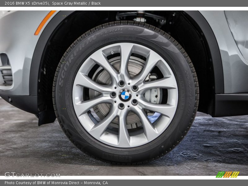 Space Gray Metallic / Black 2016 BMW X5 sDrive35i